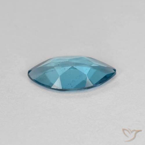 Topacio Azul Londres natural de 1.01 ct, Marquesa, VS