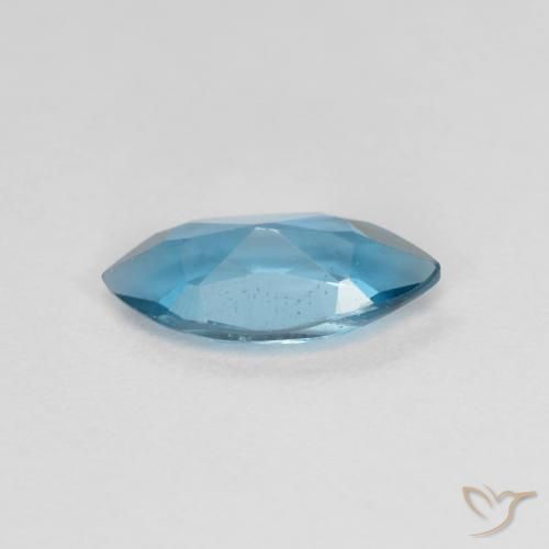 Topacio Azul Suizo natural de 1.09 ct, Marquesa, VS