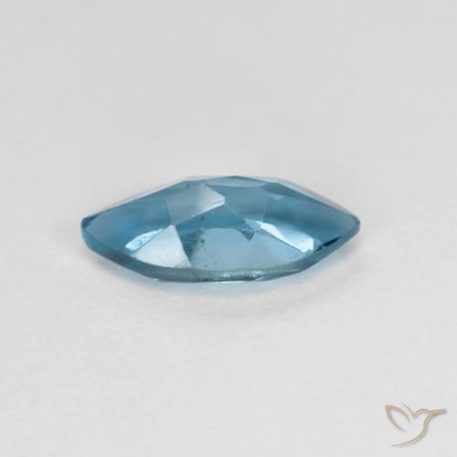 Topacio Azul Suizo natural de 1.26 ct, Marquesa, VS