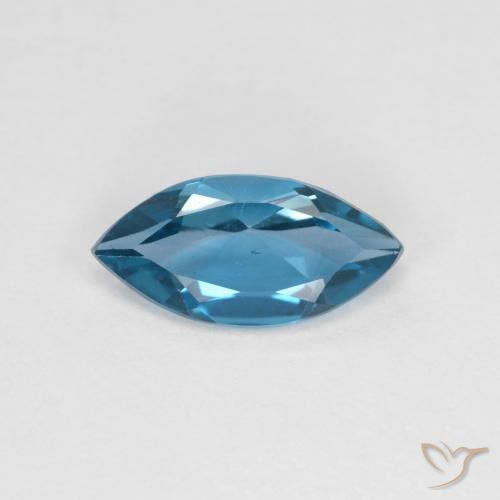 1.17ct Natural Azul Suizo Topacio, Marquesa, VS