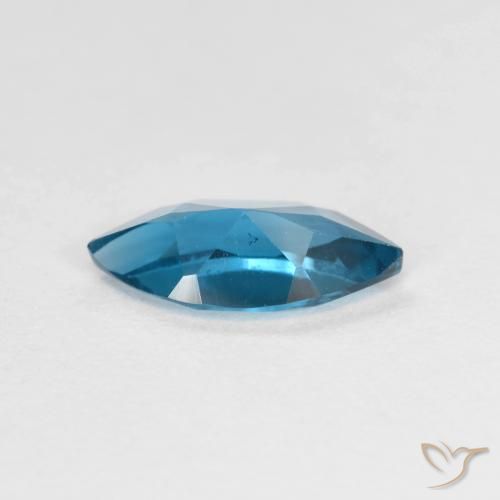 Topacio Azul Suizo natural de 1.17 ct, Marquesa, VS