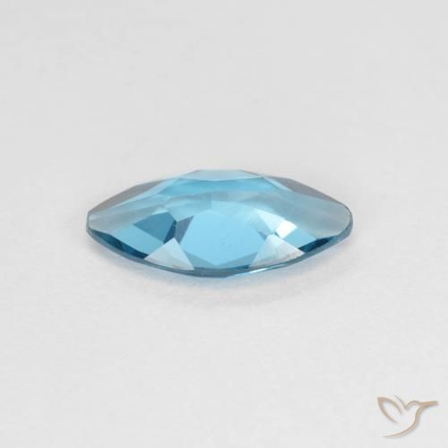 Topacio Azul Londres natural de 1.02 ct, Marquesa, VS