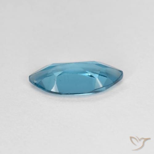 Topacio Azul Suizo natural de 1.09 ct, Marquesa, VS