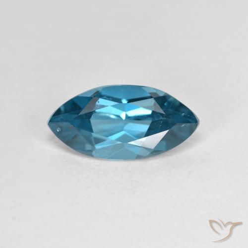 1.35ct Natural Azul Londres Topacio, Marquesa, VS