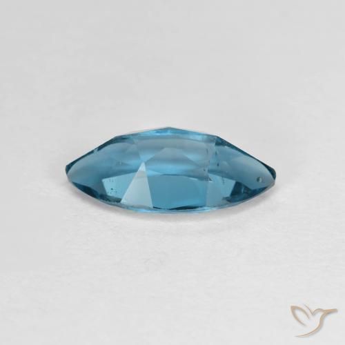 Topacio Azul Londres natural de 1.35 ct, Marquesa, VS