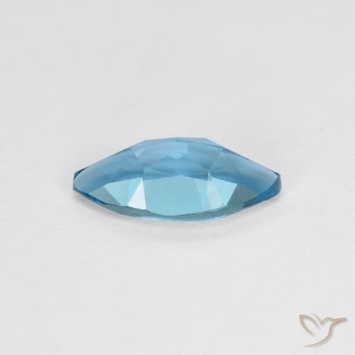 Topacio Azul Londres natural de 1.20 ct, Marquesa, VVS-VS