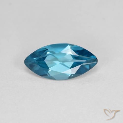 1.17ct Natural Azul Londres Topacio, Marquesa, VS