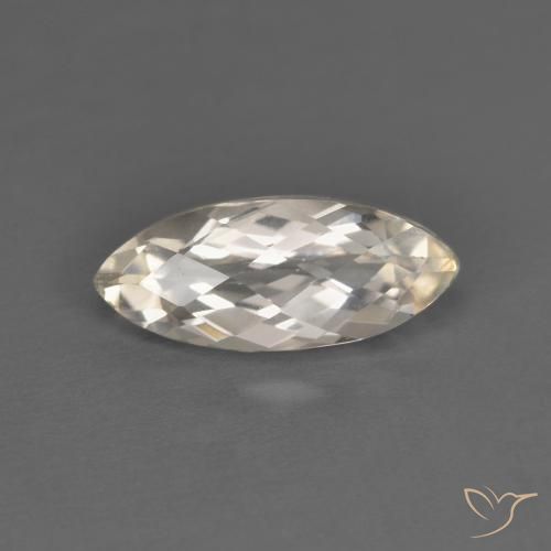 1.88ct Natural Blanco cálido Topacio, Marquesa, VVS-VS