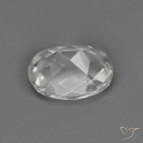 Topacio Blanco natural de 3.34 ct, Ovalada, VVS