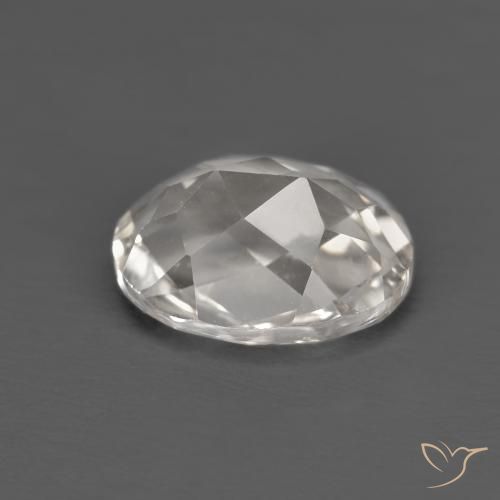 Topacio Blanco cálido natural de 3.49 ct, Ovalada, VVS