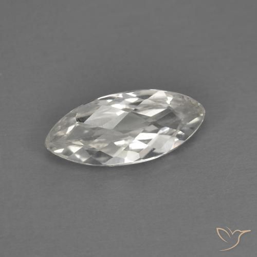 Topacio Blanco cálido natural de 1.45 ct, Marquesa, VVS