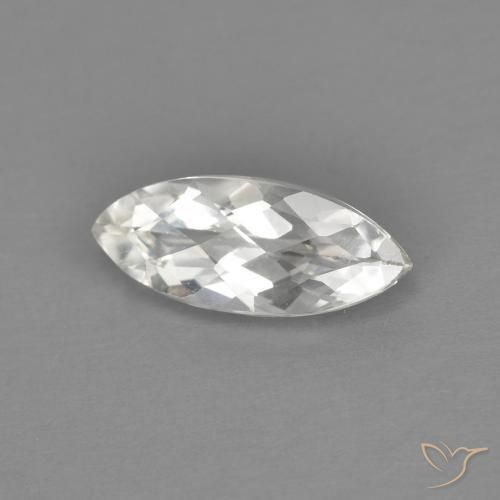 Topacio Blanco natural de 1.63 ct, Marquesa, VVS-VS