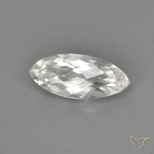 Topacio Blanco cálido natural de 1.85 ct, Marquesa, VVS-VS
