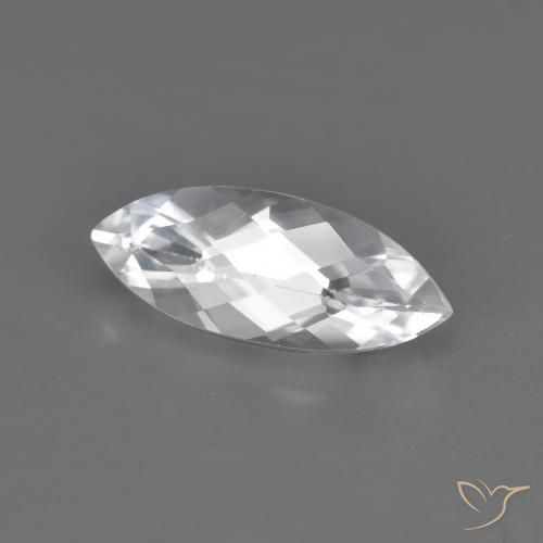 Topacio Blanco natural de 1.71 ct, Marquesa, VVS-VS