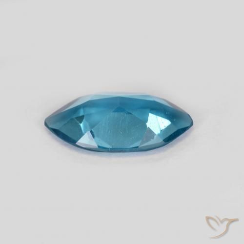 Topacio Azul Londres natural de 1.00 ct, Marquesa, VS