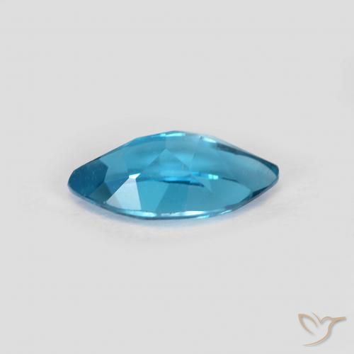 Topacio Azul Londres natural de 1.20 ct, Marquesa, VS