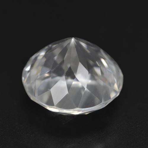 Topacio Blanco natural de 5.85 ct, Redondo, VVS-VS