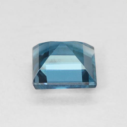 Topacio Azul Londres natural de 0.79 ct, Cuadrado, VVS