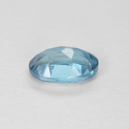 Topacio Azul Londres natural de 0.62 ct, Ovalada, VVS-VS