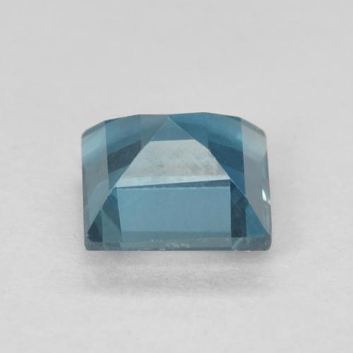 Topacio Azul Londres natural de 0.79 ct, Cuadrado, VVS