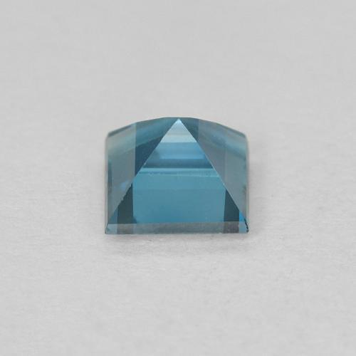 Topacio Azul Londres natural de 0.66 ct, Cuadrado, VVS-VS