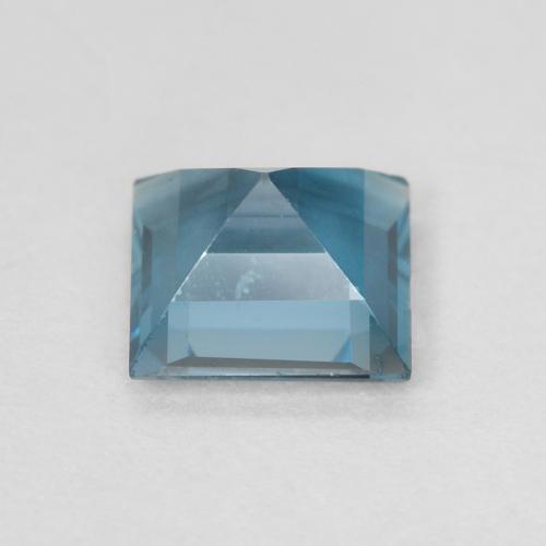 Topacio Azul Londres natural de 0.70 ct, Cuadrado, VVS
