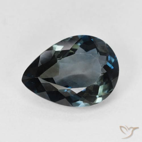 4.54ct Natural Azul noche Topacio, En forma de pera, VVS