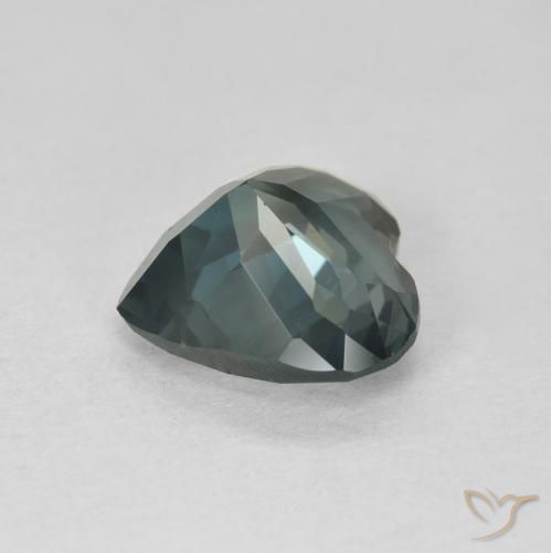 Topacio Azul Londres natural de 3.79 ct, Corazón, VVS