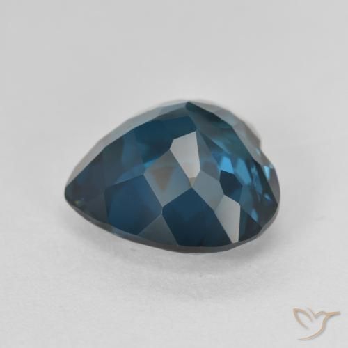 Topacio Azul Londres natural de 4.69 ct, Corazón, VVS
