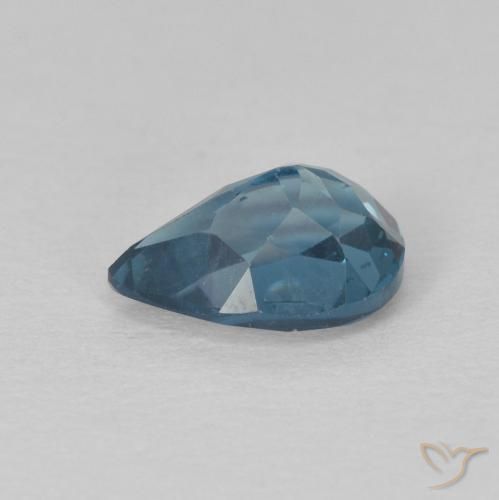 Topacio Azul Londres natural de 0.88 ct, En forma de pera, VS