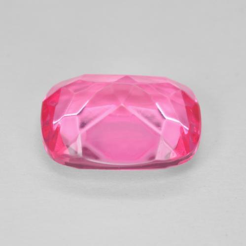 Topacio Magenta intenso natural de 6.31 ct, Forma Cojín, VVS