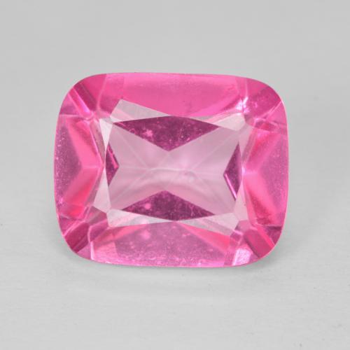 7.06ct Natural Rosado intenso Topacio, Forma Cojín, VVS