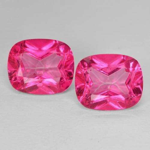 13.48ctw Natural Rosado intenso Topacio, Forma Cojín, VVS-VS