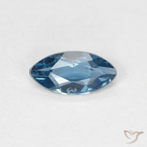 0.56ct Natural Azul Londres Topacio, Marquesa, VS