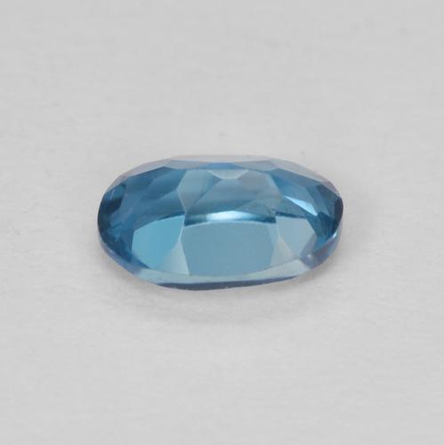 Topacio Azul Londres natural de 0.57 ct, Ovalada, VVS-VS
