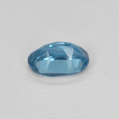 Topacio Azul Londres natural de 0.59 ct, Ovalada, VS