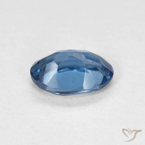 Topacio Azul Londres natural de 0.62 ct, Ovalada, VVS-VS