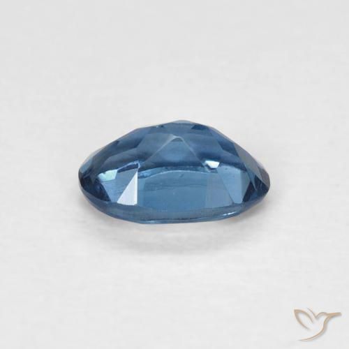 Topacio Azul Londres natural de 0.63 ct, Ovalada, VVS