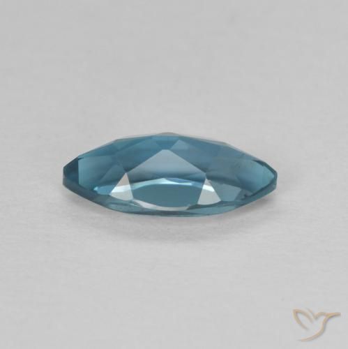 Topacio Azul Londres natural de 0.72 ct, Marquesa, VVS