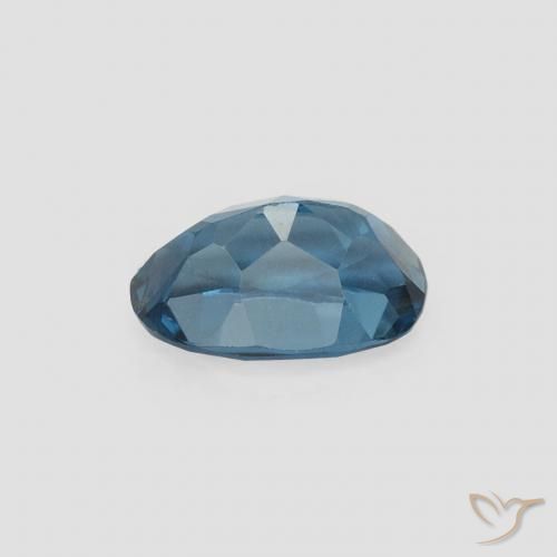 Topacio Azul Londres natural de 0.61 ct, Ovalada, VVS-VS