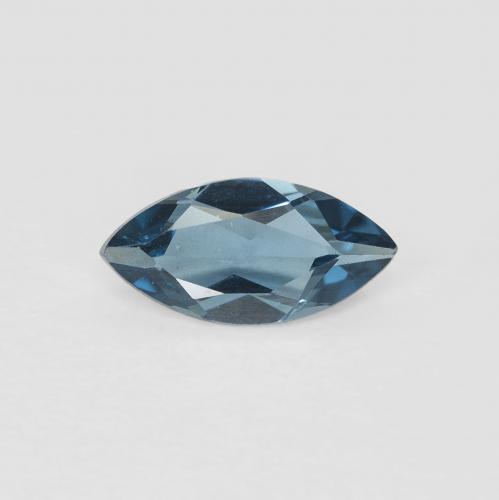0.55ct Natural Azul Londres Topacio, Marquesa, VS
