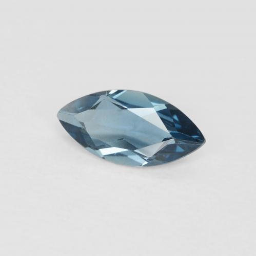 Topacio Azul Londres natural de 0.55 ct, Marquesa, VS