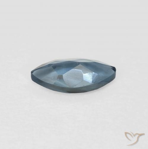 Topacio Azul Londres natural de 0.58 ct, Marquesa, VVS-VS