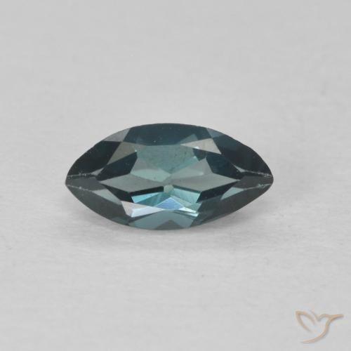 0.52ct Natural Azul Londres Topacio, Marquesa, VVS-VS, Photo A