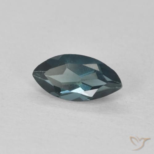 Topacio Azul Londres natural de 0.52 ct, Marquesa, VVS-VS
