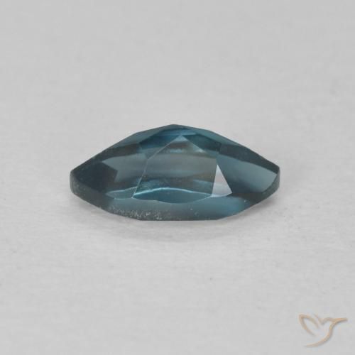 Topacio Azul Londres natural de 0.52 ct, Marquesa, VVS-VS