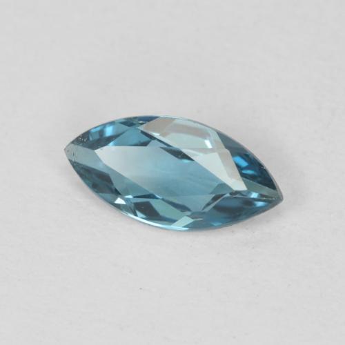 Topacio Azul Londres natural de 0.48 ct, Marquesa, VVS-VS