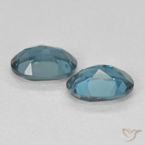 Gemas de Topacio Azul Londres natural de 2.07 ct, Ovalada, VS