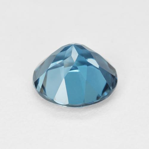 Topacio Azul Londres natural de 2.24 ct, Redondo, VVS