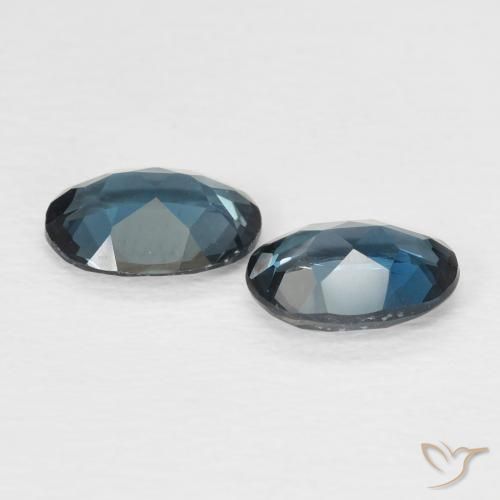 Gemas de Topacio Azul Londres natural de 1.68 ct, Ovalada, VVS